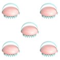 thumbnail image 3 of Wosthever Cepillo para lavar la cabeza Peine para masaje del cuero cabelludo Bolsa de aire elástica TPR Herramienta para fregar la ducha del baño, Rosa Type2 NO2, 3 of 6