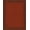 Orange, Pattern 7, variant on Design&I 8'x10' Washable Area Rug Rich Terracotta Geometric Elegance Intricate Symbols and Borders Design for Dining Room, Large Office, Lounge, Snag-Free