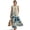 Blue Cloud, variant on Cherry Blossom Willow Pavilion Print Summer Dresses for Women 2026 Casual Maxi Dress Crewneck Sleeveless Sundress with Pockets Cotton Linen Boho Beach Vacation Outfits Resort Wear, Size L