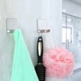 thumbnail image 4 of Razor Holder for Shower Multi Purpose Razor Hook Hanger Shower Sticky Adhesive Hooks Stainless Steel Phone Holder for Hanging Shaving Razor, Plug, Keys-4 Packs, 4 of 7