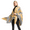 Yellow, variant on , Sierra Jarguar Cape Grey sleeveless outer garment hangs loosely over the shoulders