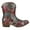 Multi, variant on Roper Womens Ingrid Floral Metallic Snip Toe Cowboy  Ankle Boots