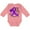 Mauve, variant on Inktastic Love, Care, Cure Cystic Fibrosis Awareness Purple Ribbon Boys or Girls Long Sleeve Baby Bodysuit