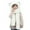 White, variant on PuSpu Girls and Boys's Hats Winter Adding Fleece Warmth Scarves And Gloves Integrated Keep Warm Three-piece Set