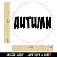 thumbnail image 2 of Autumn Fall Fun Text Self-Inking Rubber Stamp Ink Stamper - Blue Ink - Mini 1/2 Inch, 2 of 7