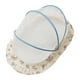 thumbnail image 1 of Cubierta de red para cuna, tienda de campaña, ropa de cama, suministros multifunción, funda protectora plegable para bebé, mini dosel para habitación perro azul, 1 of 8