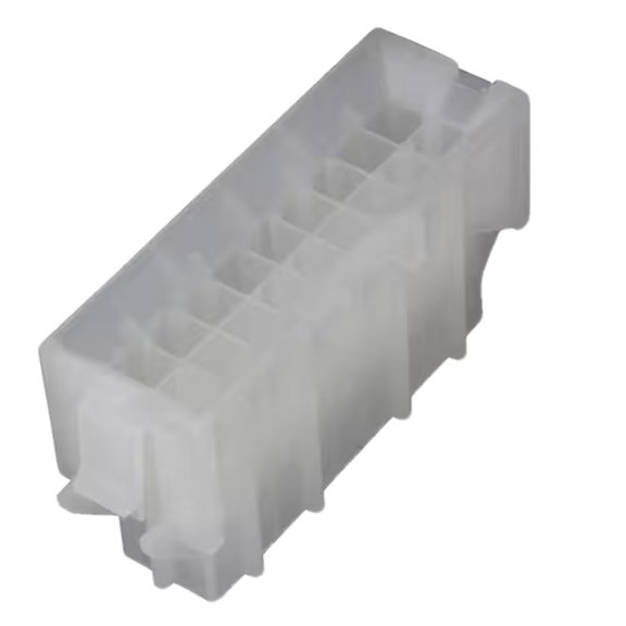 15-06-0185 Connectors - 18 Rectangular Housings Plug Natural 0.165 (4.20mm) 0015060185