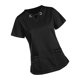 thumbnail image 3 of Top médico con cuello en V para mujer, ropa de trabajo de enfermera con múltiples bolsillos, manga corta, enfermera Negro XL, 3 of 8