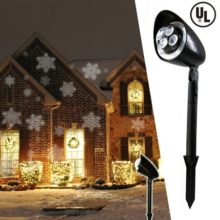 Christmas Festival Indoor & Outdoor Dual Use LED Projector Light - Landscape (Best Outdoor Christmas Light Projector)
