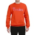 thumbnail image 2 of Wild Bobby, Fearless Pink Ribbon Support Warrior Women, Breast Cancer Awareness, Unisex Crewneck Graphic Sweatshirt, Orange, X-Large, 2 of 5