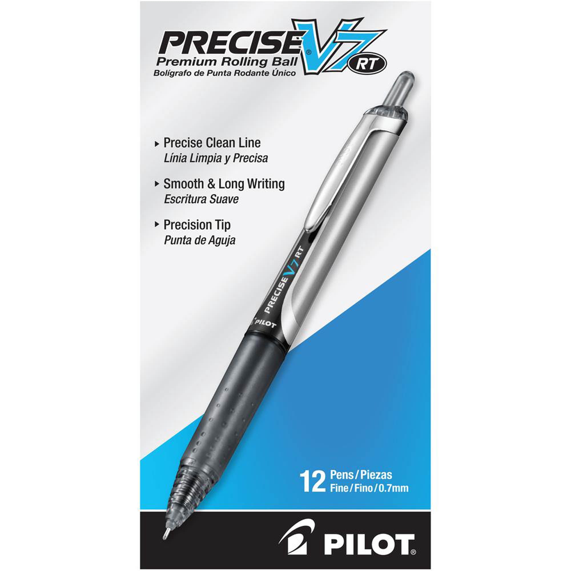 Pilot V7 Retractable Rolling Ball Pen Black