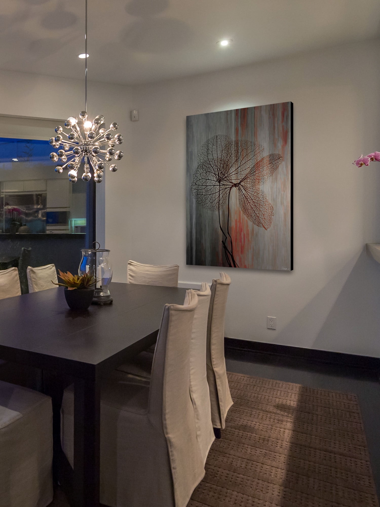 Parvez Taj Sea Tree Art Print on Brushed Aluminum