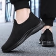 thumbnail image 5 of Womens Shoes Slip On, Womens Slip On Walking Shoes, Walking Shoes Women Slip On, Women Shoes Slip On, Women's Walking Shoes Lightweight Comfort Workout Casual Non Slip Fashion Sneakers, Black 7.5, 5 of 7