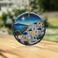 thumbnail image 5 of Greek Islands Ornament, Santorini Decor, Mediterranean Gift, Coastal Home Decor, Travel Souvenir, Greece Art Ornament, Unique Holiday Gift, 5 of 5