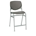 thumbnail image 4 of KFI Studios KOOL Armless Stacking Counter Barstool, Brownstone, 4 of 5