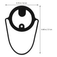 thumbnail image 3 of Troglfold Beverage Cup Holder 2pcs Tumbler Carrier with Shoulder Strap - Reusable Drink Holder (Black),6.69"X4.72"X0.39", 3 of 11