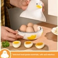 thumbnail image 2 of Toystoory Hervidor de huevos blanco para microondas, olla rápida para 4 huevos duros, apto para microondas Cocina y Comedor, 2 of 6