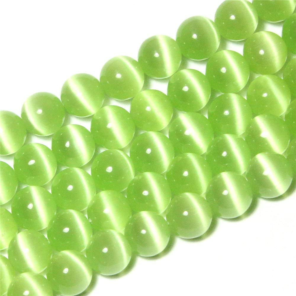 Tee Beads 100 Count T-Bead Translucent Light Fluorescent GREEN Plastic Beads