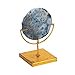 thumbnail image 3 of Creative Co-op DA4784 Tranche de Pierre Agate Décorative sur Support en Métal, Bleu, 3 of 4