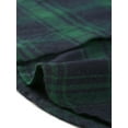 thumbnail image 6 of Allegra K Women's Plaid Shirts Button Down Long Sleeve Pockets Oversized Tunics Blouse, 6 of 6