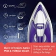 thumbnail image 5 of Black+Decker ICL500 Light ��N Go Cordless Iron, Purple, Large Water Tank, 5 of 9