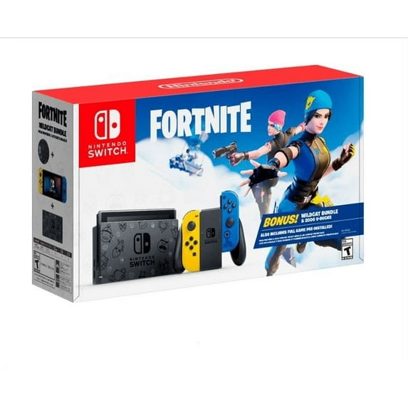 Restored Nintendo Switch Fortnite Wildcat Bundle- (Refurbished)