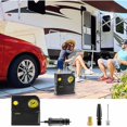 thumbnail image 5 of Car Tire Inflator Mini Portable Air Compressor Analog Inflator Car Tire Pump Cigarette Lighter Electric Bike Pump with Pressure Gauge and Valve Adapte, 5 of 5