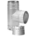 thumbnail image 1 of Duravent 3PVL-TR 3 in. Pellet Vent Clean Out Tee, 1 of 1
