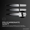 thumbnail image 3 of Accudart Steel Tip Dart Set 3.0 - Gunmetal Finish Steel Barrel - Hybrid Grip - Polycarbonate Shafts - Standard Shape Flights - Drop In Case Stores Fully Assembled Darts, 3 of 8