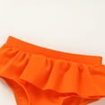 thumbnail image 6 of Happy Town Baby Girl Swimsuit Ruffle Two Pieces Swimwear Toddler Girl Rash Guard Beach Bikini Bathing Suit, 6 of 7