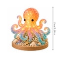 thumbnail image 4 of Sea Glass Octopus DIY Kit With LED Lights 3D Tabletop Art Ornament for Coastal Home Decor, 4 of 5