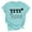 Sky Blue, variant on T-Shirt for Women Titi Funny Letter Print Short Sleeve Crew Neck Graphic Tops T Shirt Novelty Aunt Auntie Tees Shirts