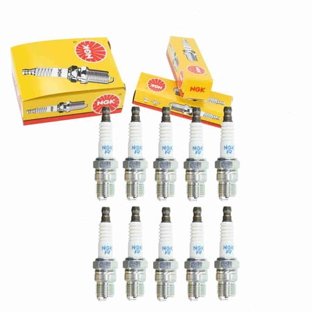 10 pc NGK 4323 Standard Spark Plugs for 121 121S 3265 33-59571B 3624 5038 5039 90793-20121 94701-00365 AF3 ARF2 ARF26 ARF3 ARF36 MR41T MR43T P6RC R42CT R42T R43CT R43T RBL8 RV8C T20R-U T20R-U15