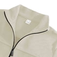 thumbnail image 4 of WRKEKC Windbreaker Jackets for Men Collarless Casual Outdoor Zip Solid Long Sleeve Versatile Zipper Pockets Outerwear Jacket Coat, 4 of 6