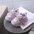thumbnail image 2 of Akiihool Girls Athletic Shoes Big Kid Toddler Sneakers for Boys and Girls Sneakers Baby Shoes (Purple,12-18 Months), 2 of 7
