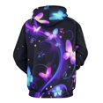 thumbnail image 3 of Dreamy Purple Butterfly Pattern (66)-1 3D Print Hoodie Men Women Autumn Thin Pullover Sweatshirt Vintage Streetwear Tops, 3 of 6