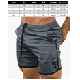 thumbnail image 1 of Faithtur Men Summer Swim Shorts Solid Color Elastic Waist Swimming Trunks, 1 of 2
