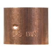 NIBCO 1-1/2 in. Sweat X 1-1/2 in. D Sweat Copper Coupling 1 pk