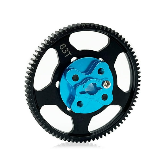 Steel Heavy Duty 83T Gearbox Spur Gear & Gear Mount Replacement for Tamiya CC02 1/10 Remote Control Accessories Upgrades Parts