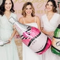 thumbnail image 2 of Weddingstar Mylar Foil Helium Party Balloon Decoration - Magenta Pink Champagne Bottle, 2 of 3