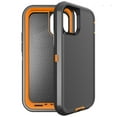 thumbnail image 5 of Entronix Heavy Duty Case Designed for iPhone 12 Shockproof Triple Layer Rugged Case (Orange), 5 of 10