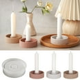 thumbnail image 2 of YIEMEEN Candle Stand Moulds Round Candlestick Molds Suitable for Hand-Making Candlestick, 2 of 7
