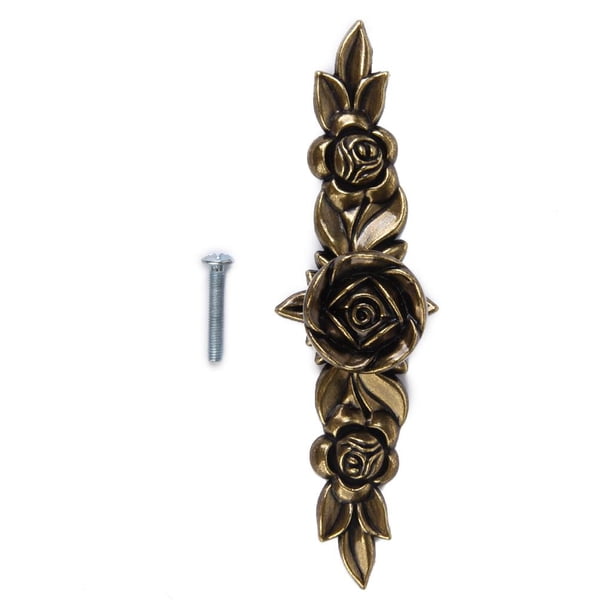 Tirón Antiguo De Bronce Para Cajones – Manija De Armario Con Perno Pasante – Estilo Vintage – Material De Zinc – Fácil Instalación (1 Unidad)