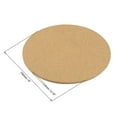 thumbnail image 2 of Uxcell Round Cork Coasters Wooden Trivet Drinks Absorbent Mats 24 Pack 6 x 0.15 inch (D*T), 2 of 6