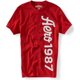 thumbnail image 1 of Aeropostale - Camiseta gráfica para hombre, color rojo, pequeña, 1 of 1