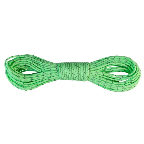 West Coast Paracord Fluorescent Glow in the Dark Reflective 550 Paracord – Multiple Luminescent Colors – 100 FT Hank