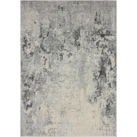 Luxe Weavers Modern Abstract Gray 5x7 Area Rug Stain Resistant Carpet