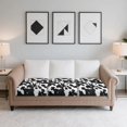 thumbnail image 6 of Xoenoiee Black Cow Print Stretch Seat Cushion Covers, Washable Sofa Slipcovers Couch Cushion Covers Removable Furniture Protector Large-Chair Cushion Slipcovers, 6 of 7
