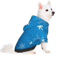 thumbnail image 2 of Fotbe Blue Christmas Sudadera con Estampado para Perros Pequeños – Suéter con Capucha para Mascotas, Tela Suave de Forro Polar con Bolsillo-Small, 2 of 7