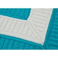 thumbnail image 2 of Colonial Mills Rope Walk - Turquoise 4' square, 2 of 2